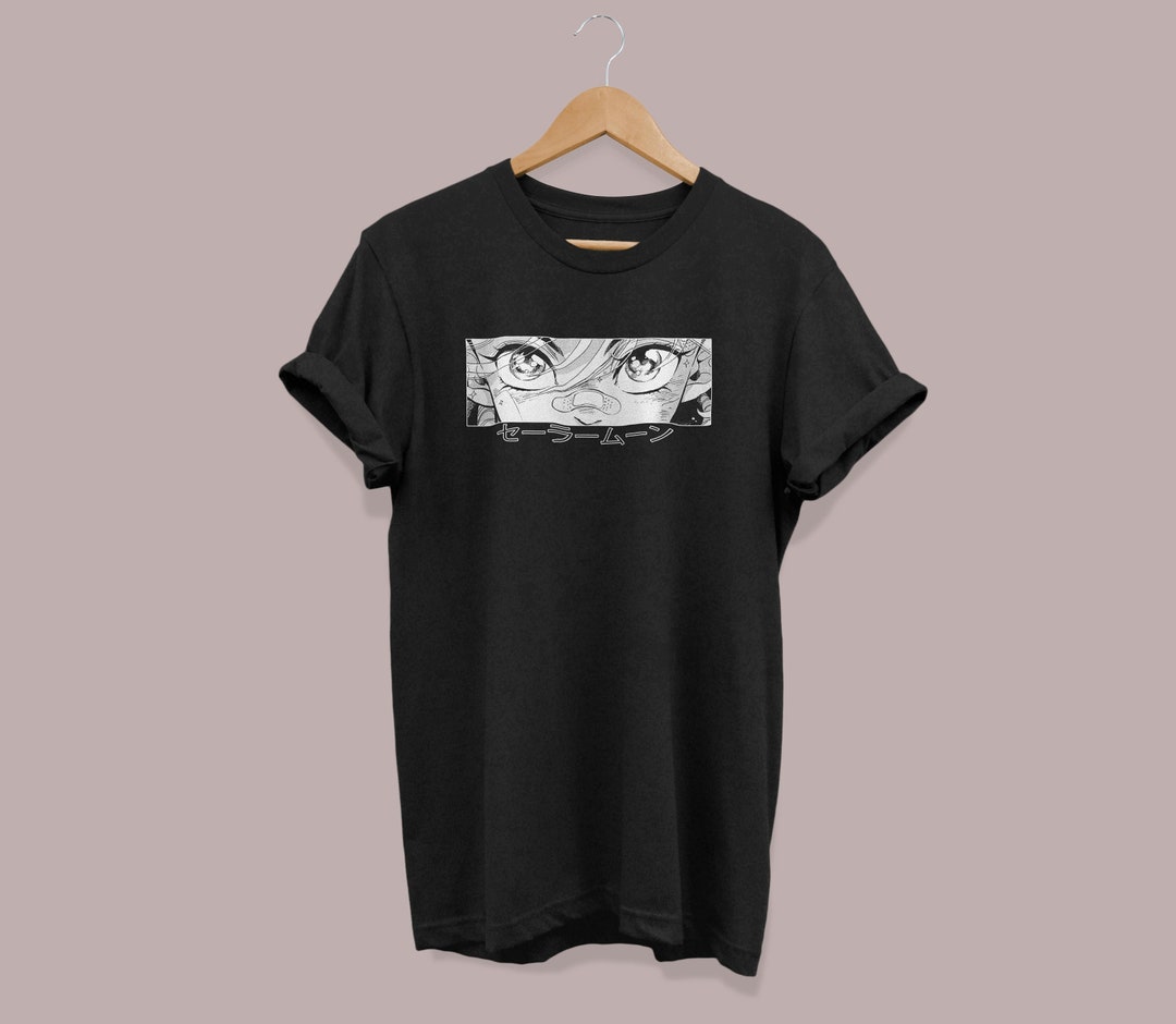 Unisex Sailor Moon Manga Eyes Tee - Cute and Unique Anime Shirt for Fans