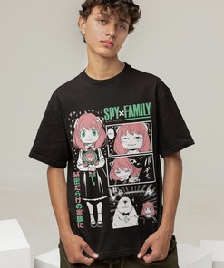 Unisex Spy Anime Shirt with Graphic Gift - Family Manga Tee