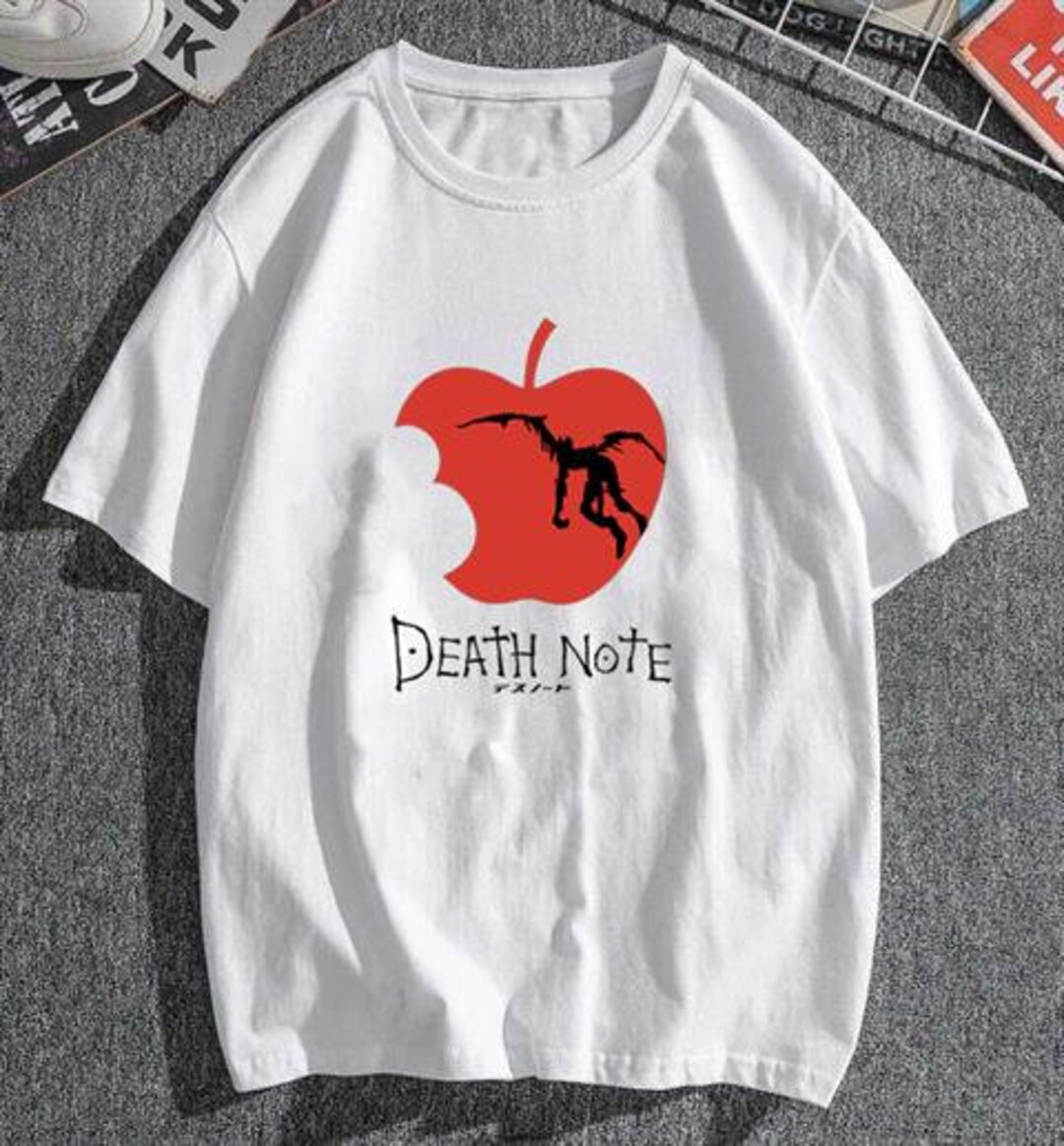 Unisex Stylish White Anime T-shirt - Japanese Cotton Shirt for Fans, Gift Idea