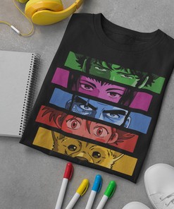 Unisex Vintage Anime Outlaw Eyes Shirt, Bebop Shirt