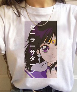 Usagi Moon Manga Sailor Moon Tee, Harajuku Clothing Anime Tee, Ideal Gift for Fans