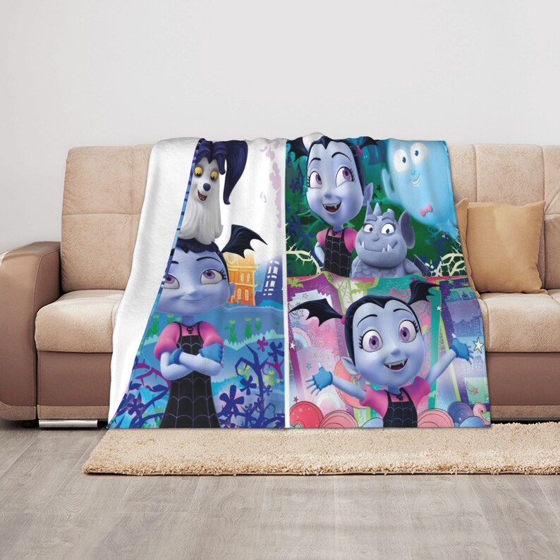 Vampirina Personalized Quilt Blanket - Ideal for Home Decoration and Sofa Blanket - Image 3