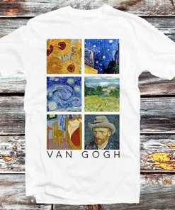 Van Gogh Paintings Graphic Tee - Artistic and Unique Gift for Anime Fans