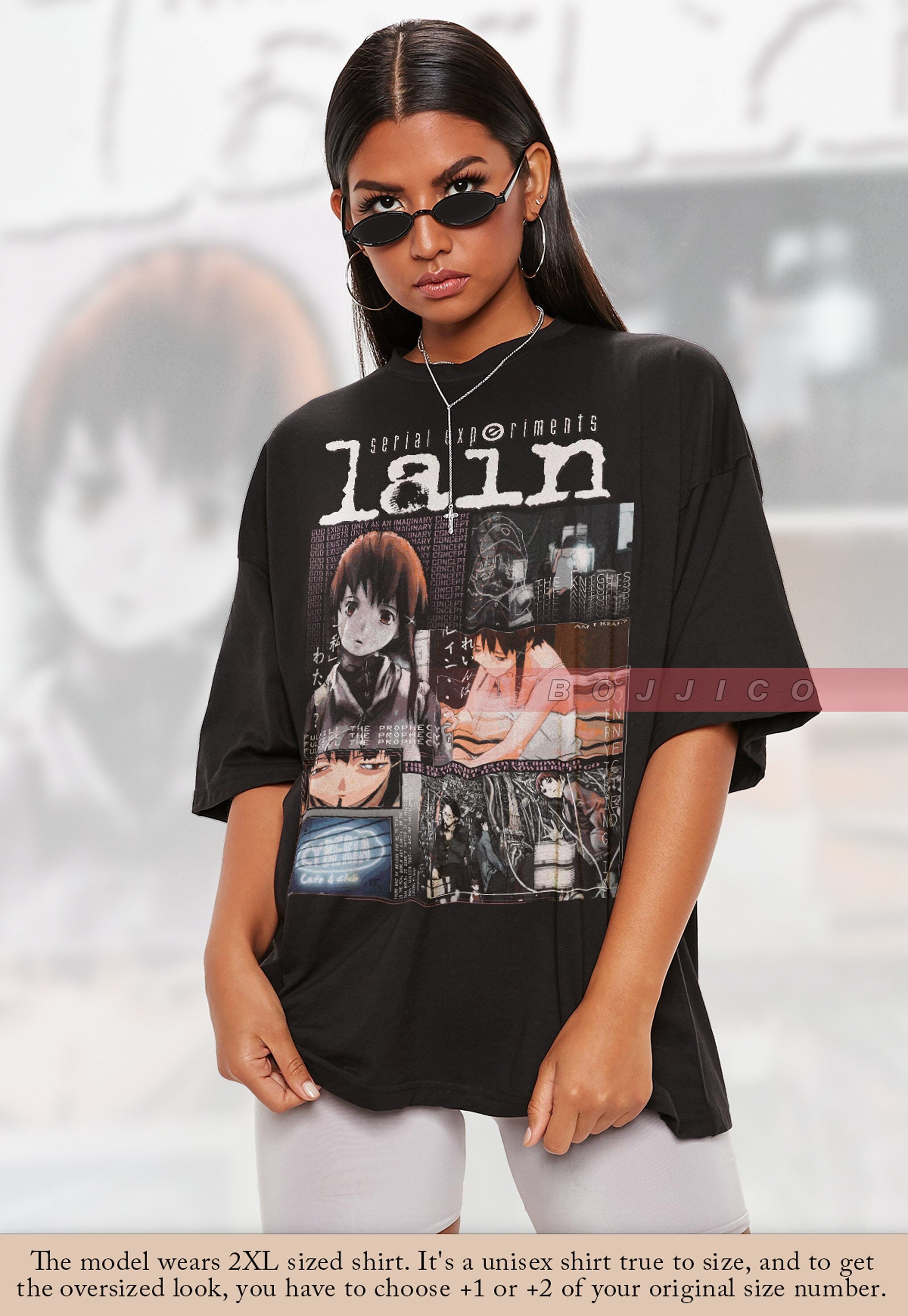 Vaporwave Anime Tee for 90s Fans - Japanese Space Cat Aesthetic Shirt