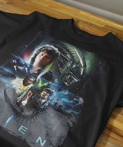 Vintage Aliens Movie Tshirt - Cool 80s Movie Retro Shirt for Fans