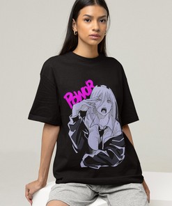 Vintage Anime Chainsaw Gothic Wolf Dark Design - Pastel Power Unisex Shirt