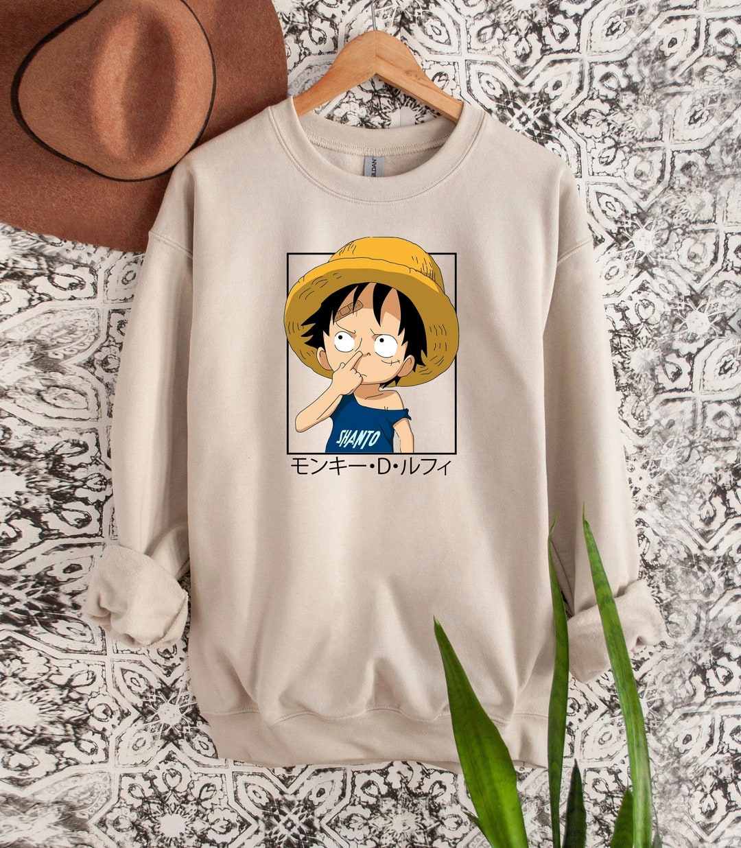 Vintage Anime Hoodie - Unique Graphic Sweatshirt - Japanese Unisex