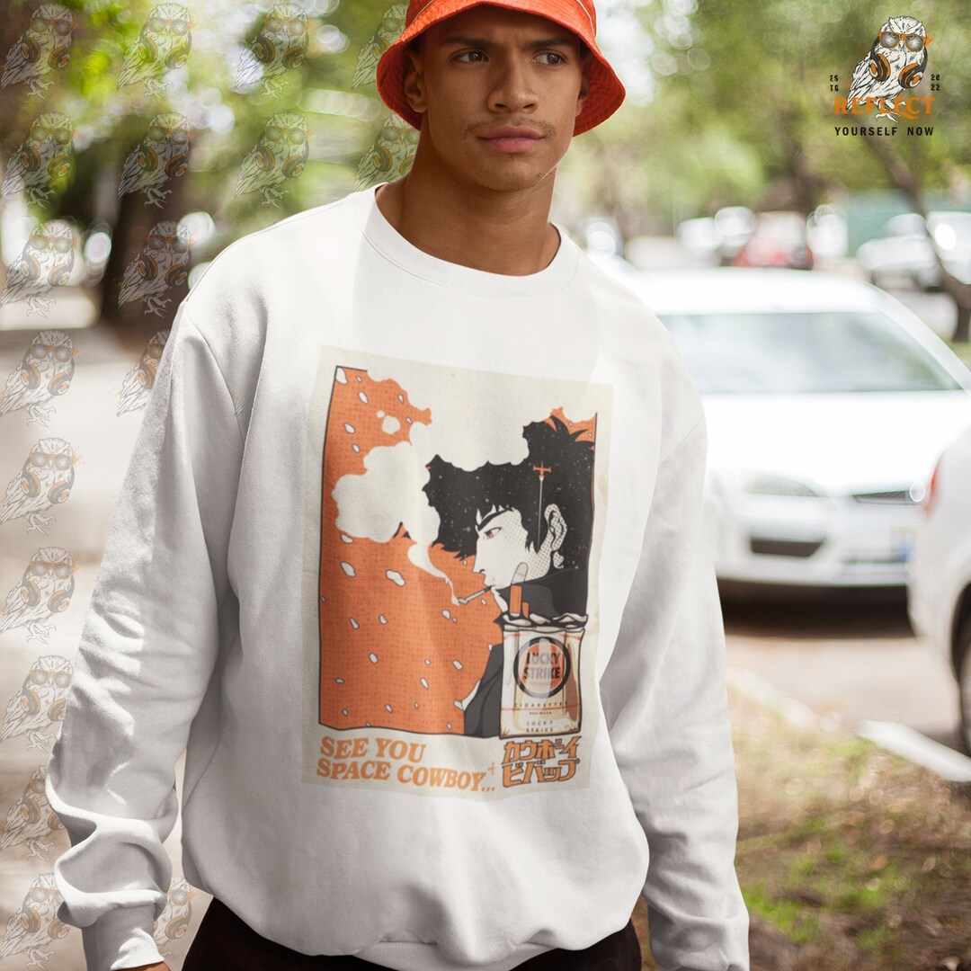 Vintage Anime Poster Clothing: 90s Style with Sweatshirt, Hoodie, and T-Shirt Options