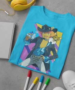 Vintage Bebop Outlaw Space Cowboy Unisex Shirt - Perfect for Fans of Anime and Manga