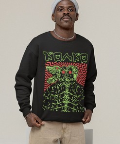 Vintage Chaos Metal Poster Sweatshirt: Unisex Anime Shirt - Gift for Gothic Fans