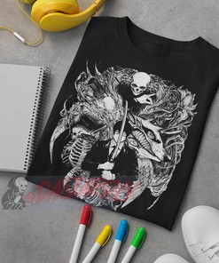 Vintage Death Metal Gothic Chainsaw Unisex Shirt - Perfect for Fans of Manga and Anime