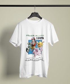 Vintage Inspired Anime T-Shirt - Nostalgic Gamefreak Gift for Fans