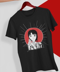 Vintage Japan Anime Tee - Classic Serial Experiments Lain T-Shirt for Fans