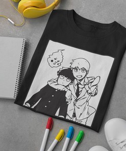 Vintage Manga Page Style Two Anime Unisex Tee for Weebs