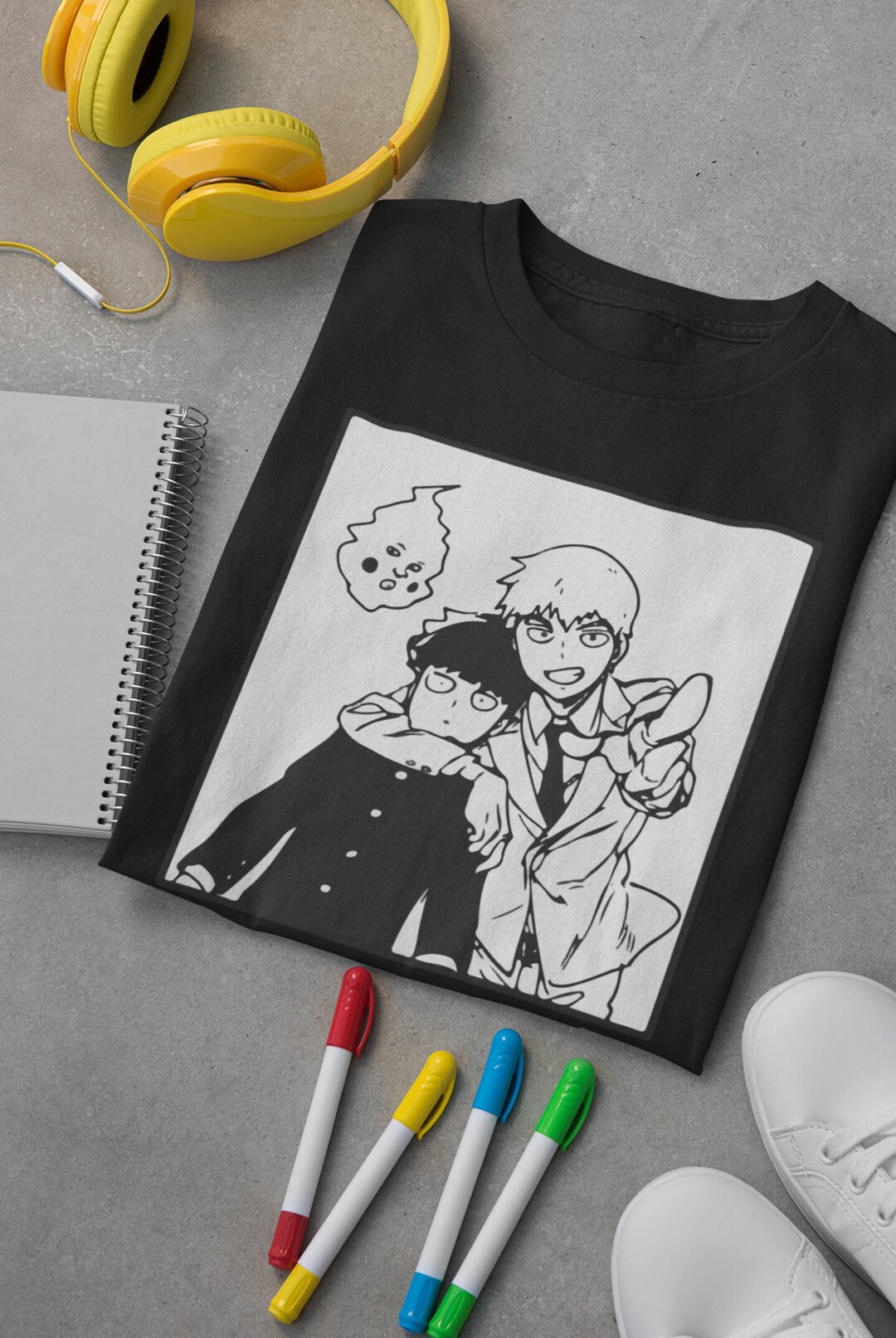 Vintage Manga Page Style Two Anime Unisex Tee for Weebs