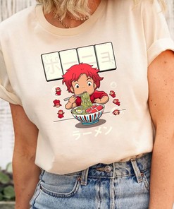 Vintage Poyno Ramen Tee - Studio Ghibli Fan Gift, Hoodie & Sweatshirt