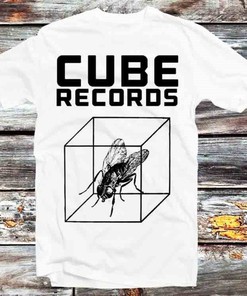Vintage Retro Cube Records Logo Gangsta RAP RnB Tee - Cool Anime Fans Gift Idea