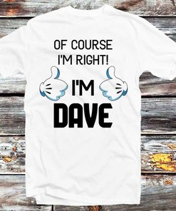 Vintage Retro Funny Dave Joke Slogan Novelty Tee - Cool Gift Idea for Anime Fans