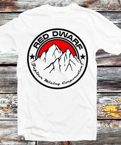 Vintage Retro Red Dwarf Jupiter Mining Tee - Anime Fans Gift Idea