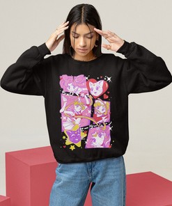 Vintage Sailor Moon Otaku Sweatshirt - Unisex 90's Anime Aesthetic Crewneck for Manga Fans with Unique Graphic Tee