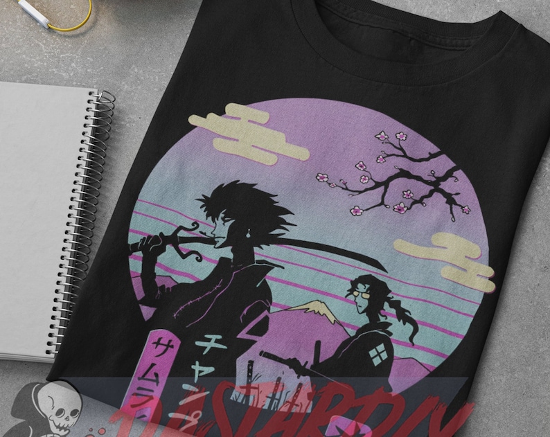 Vintage Samurai Silhouette Anime Sweatshirt - Best Anime Shirt for Lovers - Image 2