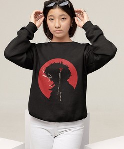 Vintage Spike Bebop Crewneck Sweatshirt - Perfect Anime and Manga Lovers Shirt