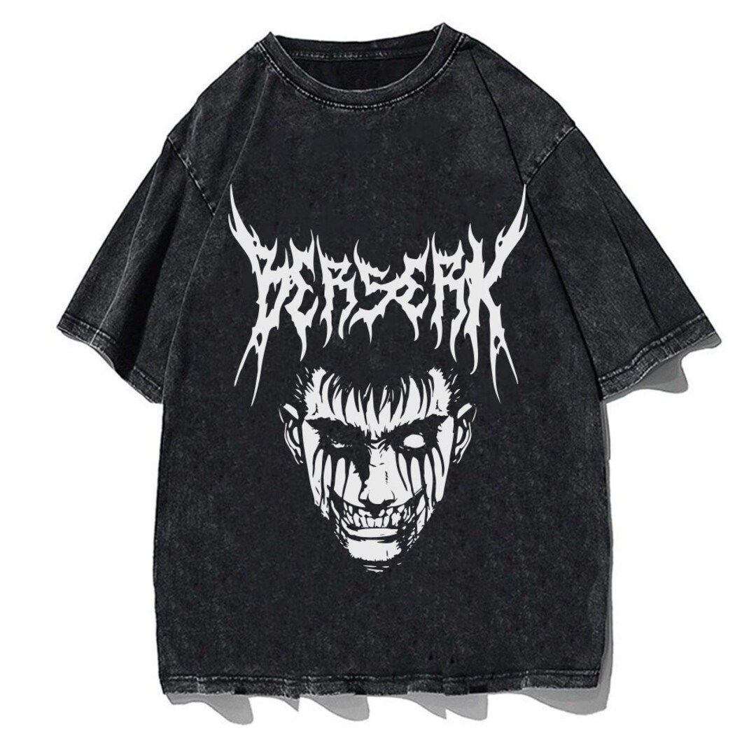 Vintage Style Anime Tee - Anime Ber Guts Unisex Shirt, Japanese Shirt