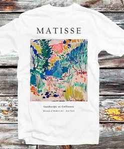 Vintage Style Matisse Landscape Collioure Tee - Unique Anime Gift Idea