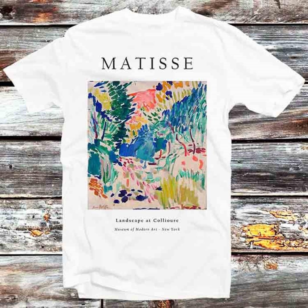 Vintage Style Matisse Landscape Collioure Tee - Unique Anime Gift Idea