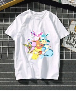 Vintage Style Pokemon T-Shirt - Unisex Shirt for Fans with Japanese Anime Theme and Cool Graphics