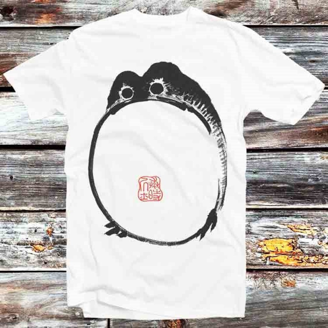 Vintage Style Sad Frog & Toad Demons Tee - Cool Anime Fans Gift Idea