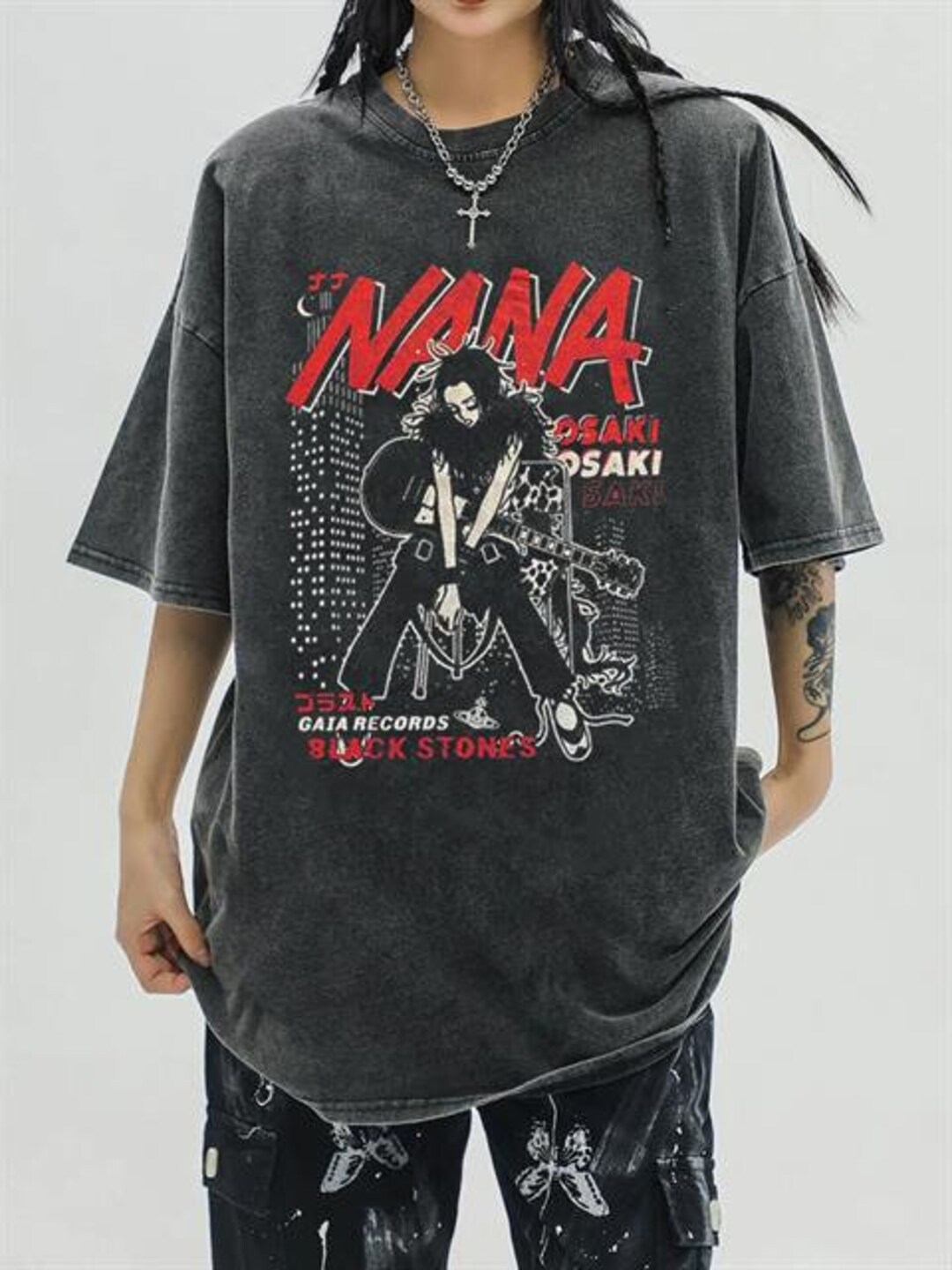 Vintage Style Unisex Anime T-shirt - Cool Aesthetic Clothing for Him or Her, Lovers of Anime