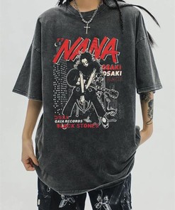 Vintage Style Unisex Anime T-shirt - Cool Aesthetic Clothing for Him or Her, Lovers of Anime
