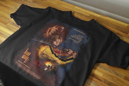 Vintage Tarantino T-Shirt, Kill Bill Graphic Tee, Pulp Fiction Shirt, Must-Have Gift for Film Fans