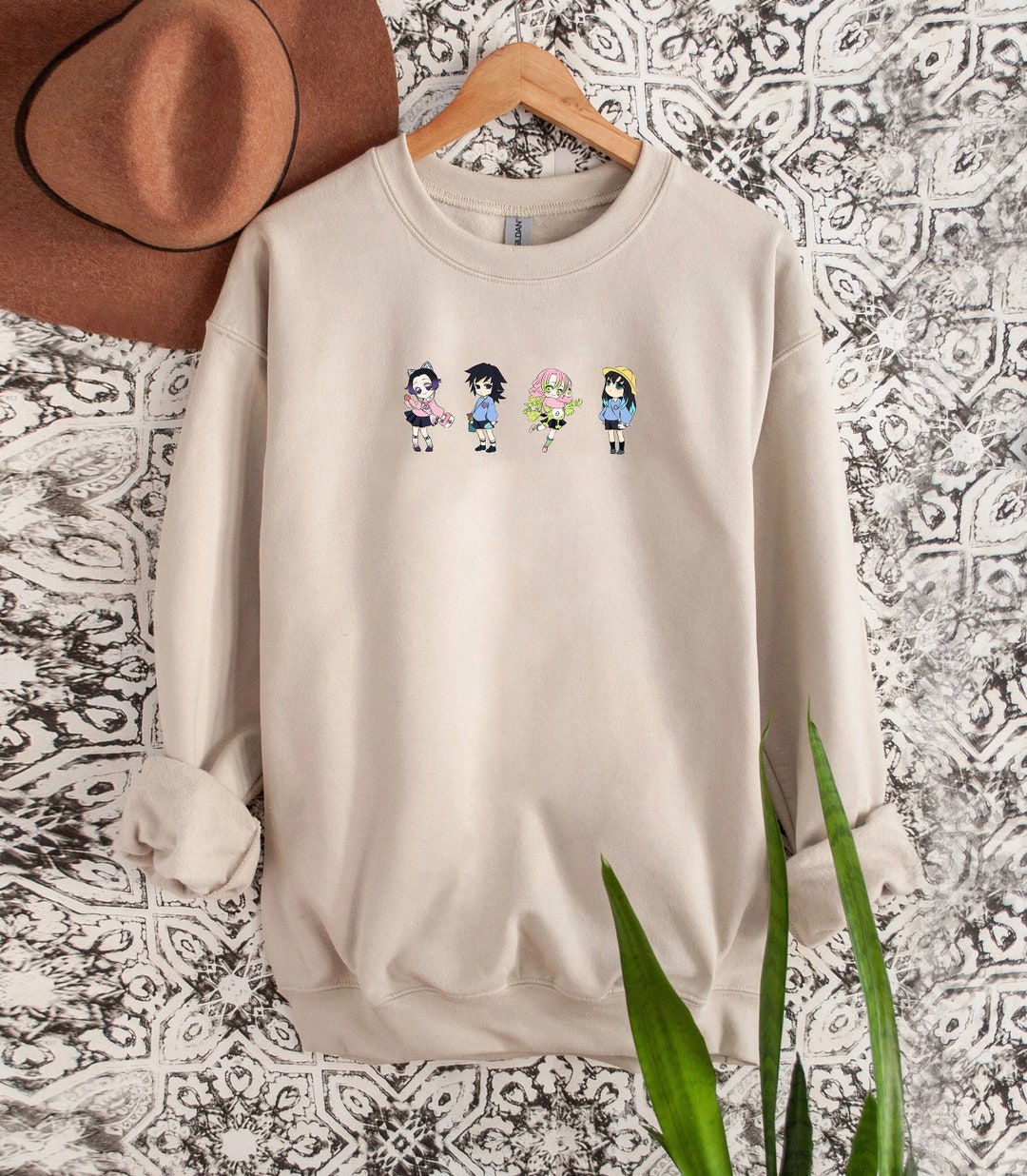 Vintage-Inspired Anime Hoodie - Graphic Japanese Sweatshirt - Unisex Clothing