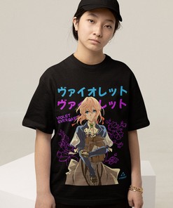 Violet Evergarden Waifu Graphic Tee - Unisex Anime Tshirt, Manga Shirt, Unique Graphic Tee, Fan Gift for Waifu Lovers