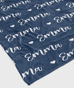 Warm and Cozy Baby Name Quilt Blanket, Great Gifts for Family and Baby Shower