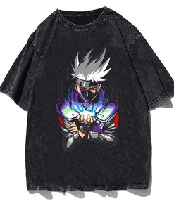 Washed Manga T-Shirt with Graphic Anime Tee Design and Vintage Anime Shirt - Ideal Gift for Fans