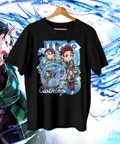 Water Demon Japanese Anime Graphic T-Shirt, Manga Tee for Fans