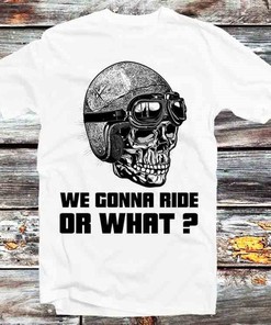 We Gonna Ride Or What Men's Tee - Vintage Retro Cool Cartoon Anime Top