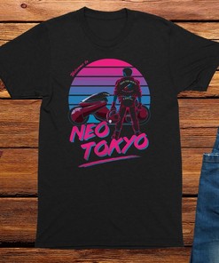 Welcome To Neo Tokyo Tee - Men's Anime & Gaming Tee, Humorous Novelty Gift