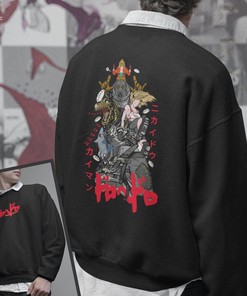 Welcome to Chaos Anime Sweatshirt: Aesthetic Anime Clothing with Shin Poster Design