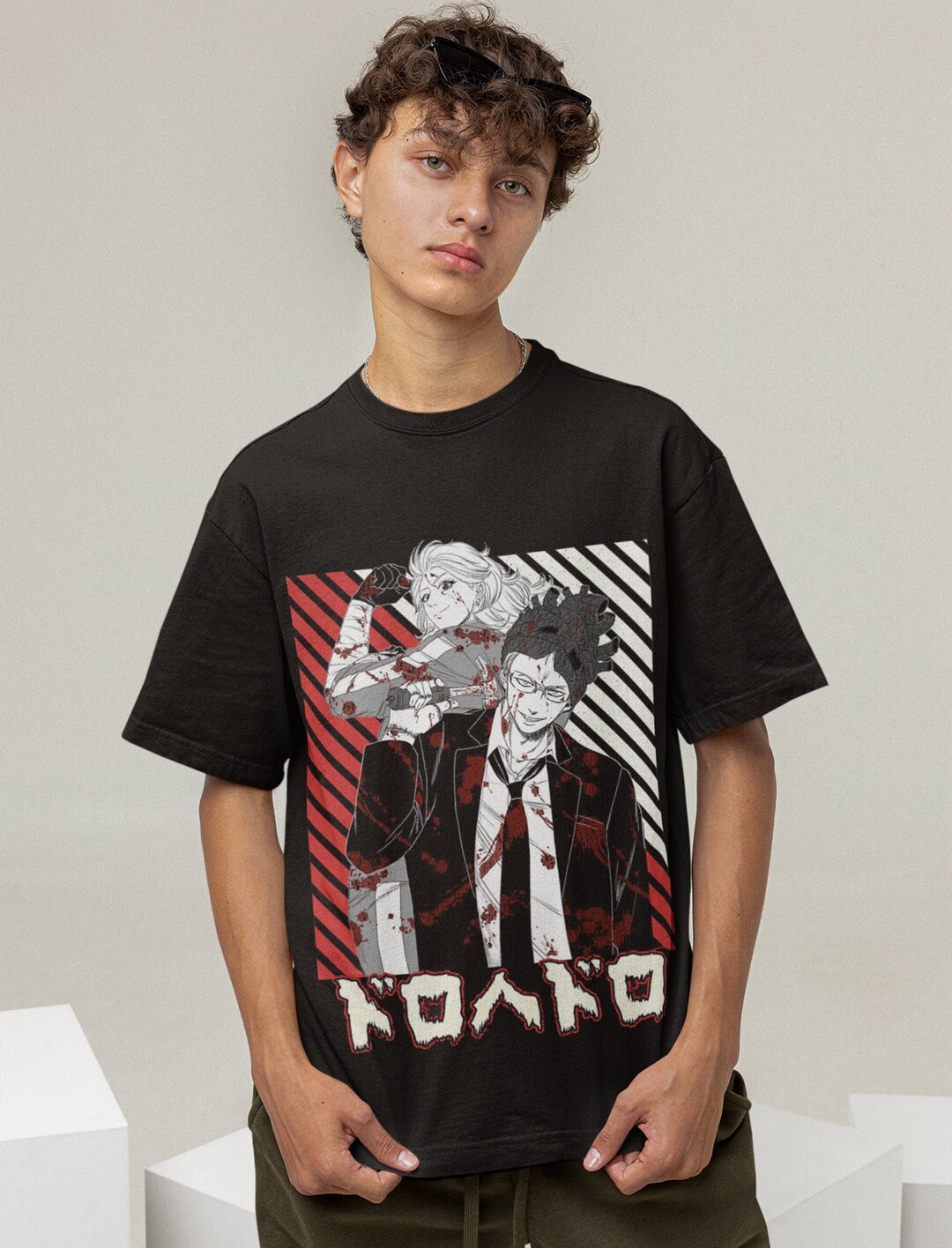Welcome to Chaos Metal Poster Tee - Unisex Anime Vintage Shirt