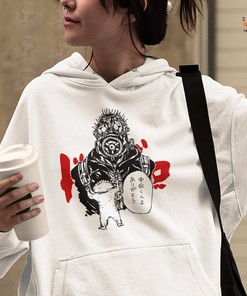 Welcome to Chaos Unisex Hoodie - Shin and Chibi Design