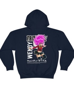 Wendy from Fairy Tail Anime Hoodie, Sweater and Tee for Him - Great Gifts for Anime Lovers