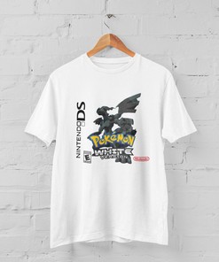 White Inspired Video Game Cover Art Graphic Tee - Creative Gift Idea for Anime Lovers and Fans