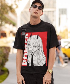 Wolf and Demon Power Anime Vintage Shirt - Horned Girl Lewd Face Tee for Fans
