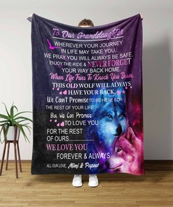 Wolves Personalized Quilt Blanket for Boys and Girls - Ideal for Picnic and Bedroom Decor