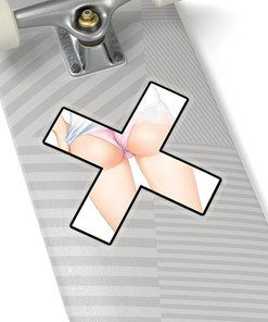 X Marks the Booty Stickers - Kiss-Cut Stickers for Fans of Manga and Anime
