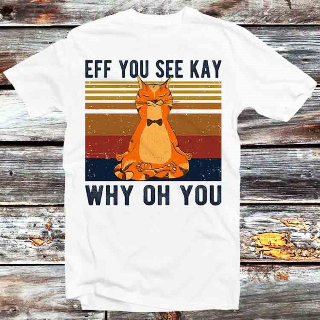 Yoga Lover Cat Tee - Funny and Cute Anime/Cartoon Fan Gift